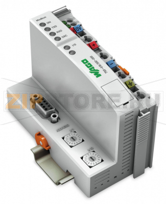 Контроллер MODBUS; RS-232; 115,2 Кбод; светло-серые Wago 750-816/300-000 Программируемый контроллер полевой шины MODBUS является расширением системы WAGO-I/O-SYSTEM.Этот контроллер сочетает в себе функциональность каплера полевой шины WAGO для MODBUS с функциональностью программируемого логического контроллера (ПЛК). Программирование выполняется в соответствии с МЭК 61131-3. Программист имеет доступ ко всем данным ввода-вывода и полевой шины.Характеристики и использование:Использование децентрализованного управления позволяет обеспечивать лучшую поддержку ПЛК или ПКСложные решения могут быть подразделены на множество отдельных задачПрограммируемый ответ в случае возникновения неисправности полевой шиныПредварительная обработка сигналов сокращает объем передачи через полевую шинуВозможность непосредственного управления периферийным оборудованием, благодаря чему достигается более короткое время реакции системыПростой автономный контроль...