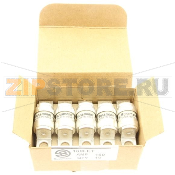 Предохранитель, 160 A, AC 240 В, DC 150 В, 200 кА, BS88, 18x56 мм, aR, BS Eaton 160A 240V AC BS88 