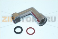 RACCORDO A GOMITO CROMATO ø 3/4