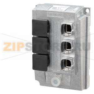SINAMICS DRIVE-CLIQ ХАБ DME20 КЛАСС ЗАЩИТЫ IP67 БЕЗ КАБЕЛЯ 24В БЕЗ КАБЕЛЯ DRIVE-CLIQ Siemens 6SL3055-0AA00-6AB0 