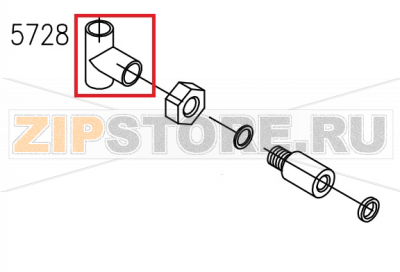 Tee 1/2&#039; FFF Inox Aristarco TR 1650                   Tee 1/2' FFF Inox Aristarco TR 1650Запчасть на сборочном чертеже под номером: 5728Название запчасти Aristarco на итальянском языке: Tee 1/2' FFF Inox Aristarco TR 1650