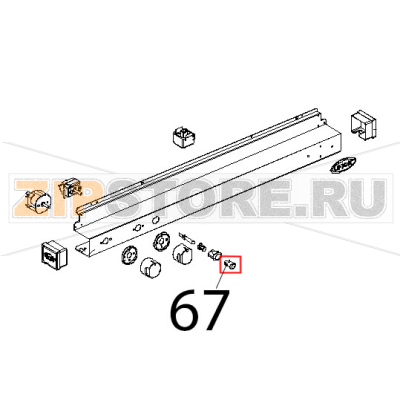 Gemma verde termometro oro Unox XF 193 Gemma verde termometro oro Unox XF 193Запчасть на деталировке под номером: 67