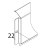Rear lower panel Fagor FI-48 B