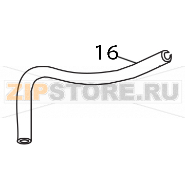 Tubo in gomma telata 5X12 nero Elettrobar E51 Tubo in gomma telata 5X12 nero Elettrobar E51Запчасть на деталировке под номером: 16
