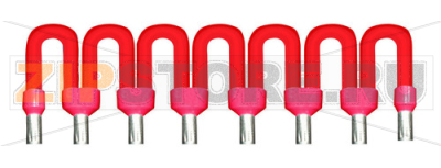 Перемычка, 8 полюсов, красная Schneider Electric ABFC08R02R 