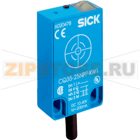 Датчик уровня емкостный SICK CQ35-25NPP-KW1