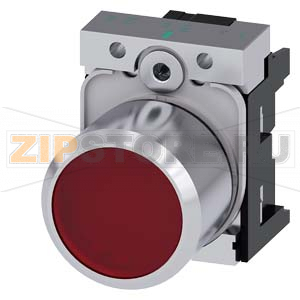 АКТУАТОР КНОПКИ С ВЫСОКИМ ФРОНТАЛЬНЫМ КОЛЬЦОМ (12MM), 22MM, КРУГЛ., МЕТАЛЛ, КНОПКА ПЛОСКАЯ КРАСНАЯ С ВОЗМОЖНОСТЬЮ ПОДСВЕТКИ, БЕЗ ФИКСАЦИИ, С ДЕРЖАТЕЛЕМ, С ГРАВИРОВКОЙ ЛАЗЕРОМ, НАЧАЛО СТРОКИ ВЕРХНИЙ РЕГИСТР, ДАЛЕЕ НИЖНИЙ РЕГИСТР Siemens 3SU1251-0EB20-0AA0- 