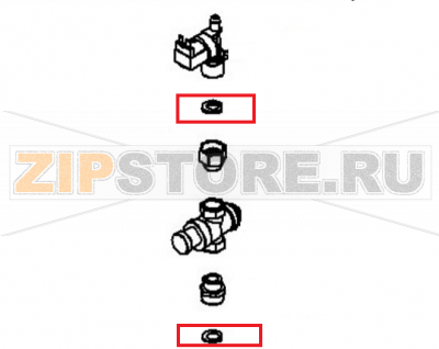Gasket Angelo Po FX101E3   Gasket Angelo Po FX101E3Запчасть на 