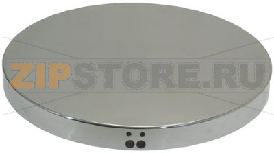 PIATTO INFERIORE ø 460 mm FERRO CROMATO 