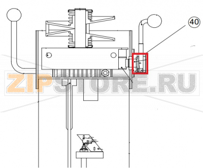 Coperchio chiusura Sigma BM 30               Coperchio chiusura Sigma BM 30Запчасть на сборочном чертеже под номером: 40Название запчасти Sigma на итальянском языке: Coperchio chiusura Sigma BM 30