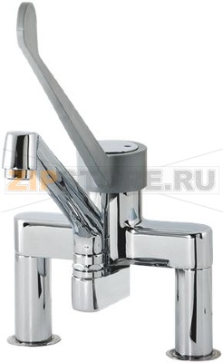 ОДНОРЫЧАЖНЫЙ СМЕСИТЕЛЬ С ДВУМЯ ОТВЕРСТИЯМИ  STYL 