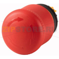Выключатель аварийный, красный: 1 шт Eaton M22-PVT