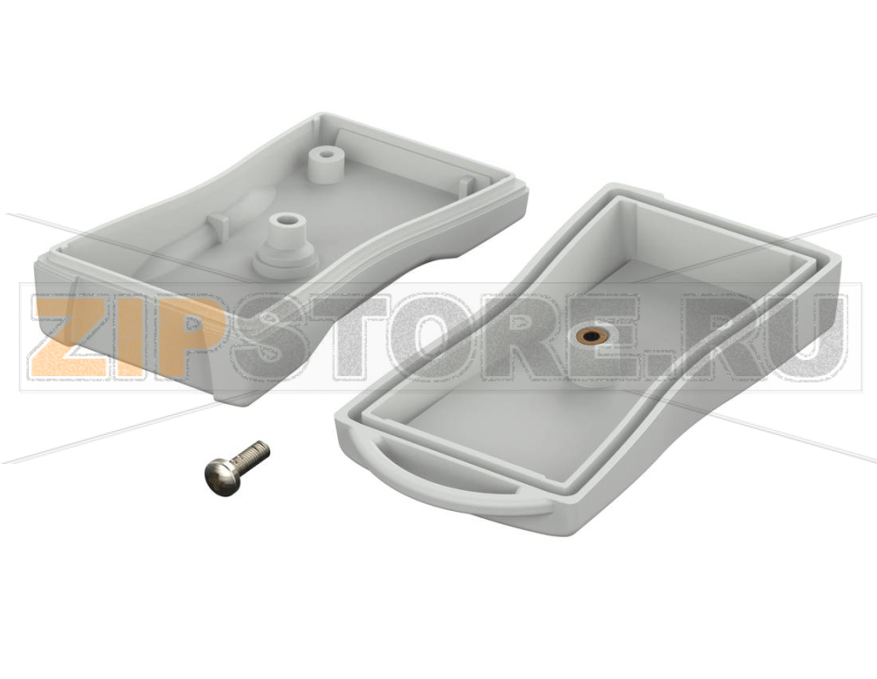 Корпус ручной, 79.4x44.1x22.2 мм, IP 40 (IP 54), серый, с возможностью крепления ленты для ключей Bopla BS 200 F-7035 