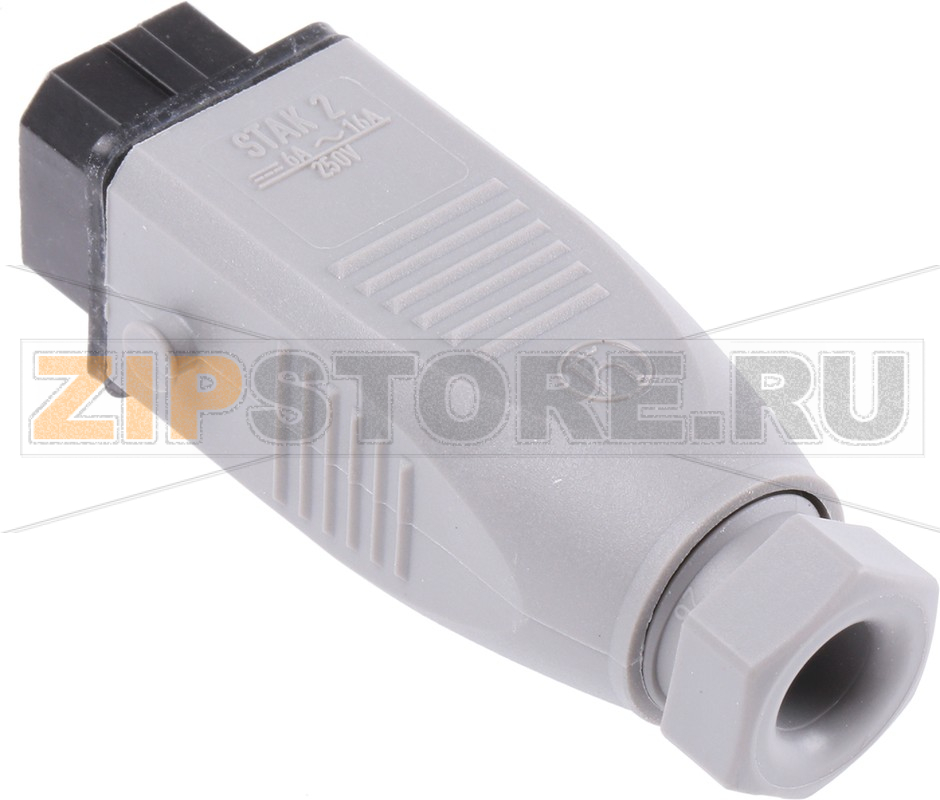 Разъем прямоугольный 16 А, IP54, 2 контакта Hirschmann STAK 2 