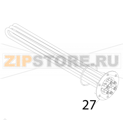 Drum resistor Fagor FI-48 B Drum resistor Fagor FI-48 BЗапчасть на деталировке под номером: 27Название запчасти Fagor на английском языке: Drum resistor FI-48 BПримечание: запчасть рекомендована производителем для постоянного хранения на складах центров сервисного обслуживания.