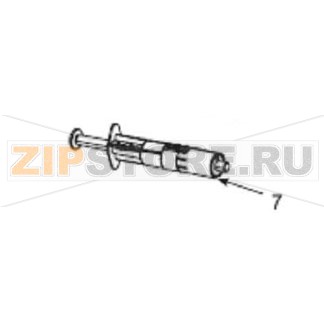 Барабан подачи риббона для принтера Zebra Z4Mplus Барабан подачи риббона для принтера Zebra Z4MplusЗапчасть на сборочном чертеже под номером: 7Количество запчастей в комплекте: 1Название запчасти Zebra на английском языке: Kit Ribbon Supply Spindle 