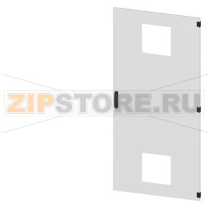 SIVACON, door, right, with cutout for filter fan, with ventilation openings H: 2000 mm, W: 900 mm, RAL 7035, Protection class 1 Siemens 8MF1090-2UT14-3BA2 