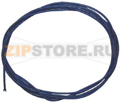 НИКЕЛИРОВАННЫЙ СИНИЙ КАБЕЛЬ Ø 6 ММ - 5 М 