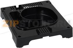 BASE PLATE, ASSY. ES3, AIR FLOW, BLACK 