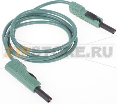 Провод испытательный 1 м, 16 А, 30 В/AC, 60 В/DC, зеленый Hirschmann 973646104 