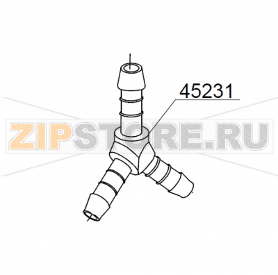 Plastic 3 ways connection 12-10-12 DIHR GS 50 Plastic 3 ways connection 12-10-12 DIHR GS 50Запчасть на деталировке под номером: 45231Название запчасти на английском языке: Plastic 3 ways connection 12-10-12 DIHR GS 50