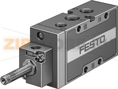 Распределитель с электроуправлением Festo MFH-5-1/4-L-B-EX 