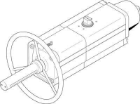 Привод неполноповоротный Festo DAPS-0480-090-RS4-F1012-MW