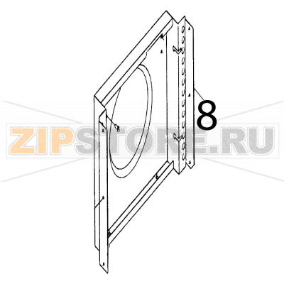 Fan protector Fagor HMM-6/11 Fan protector Fagor HMM-6/11Запчасть на деталировке под номером: 8Название запчасти Fagor на английском языке: Fan protector HMM-6/11.