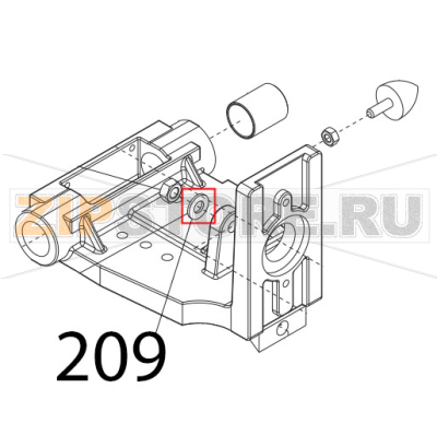 Rondella piana DIN125, D8 Sirman Palladio 350 Automec Rondella piana DIN125, D8 Sirman Palladio 350 AutomecЗапчасть на деталировке под номером: 209
