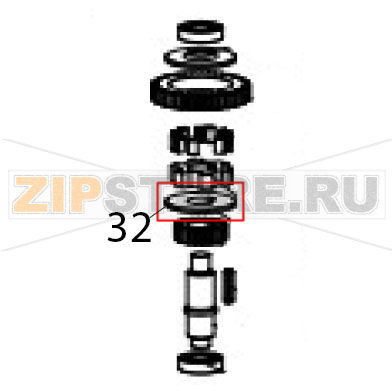 Ratchet cover plate Hurakan HKN-20SN2V Ratchet cover plate Hurakan HKN-20SN2VЗапчасть на деталировке под номером: 32