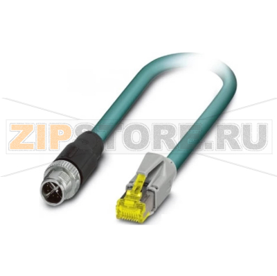 Кабель 1.2 м MOXA CBL-USBAMM12BMM5P-BK-120-IP68 