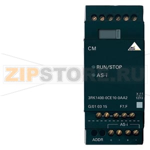 КОММУНИКАЦИОННЫЙ МОДУЛЬ LOGO! CM: ДЛЯ ПОДКЛ. ЛОГИЧЕСКИХ МОДУЛЕЙ LOGO! К AS-INTERFACE И ВЫПОЛНЕНИЯ ФУНКЦИЙ ВЕДОМОГО УСТРОЙСТВА. 4 ВИРТУАЛЬНЫХ DI, 4 ВИРТУАЛЬНЫХ DO. ГАЛЬВАНИЧЕСКОЕ РАЗДЕЛЕНИЕ ЦЕПЕЙ СО СТОРОНЫ ВХОДНОГО УЧАСТКА ВНУТРЕННЕЙ ШИНЫ Siemens 3RK1400- 