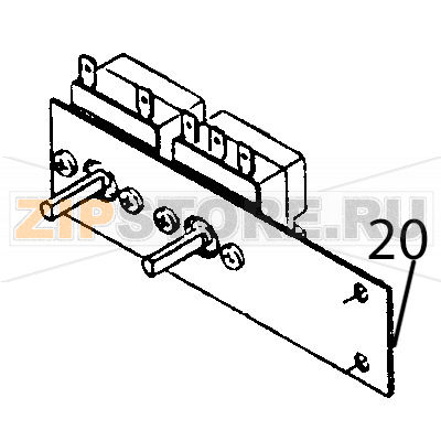Thermostat support Fagor HMM-6/11 Thermostat support Fagor HMM-6/11Запчасть на деталировке под номером: 20Название запчасти Fagor на английском языке: Thermostat support HMM-6/11.
