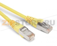 Hyperline PC-LPM-STP-RJ45-RJ45-C5e-2M-LSZH-YL Патч-корд F/UTP, экранированный, Cat.5e, LSZH, 2 м, желтый