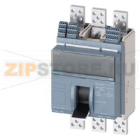fixed-mounted sw. disconnector with handle frame 1600; 4AUX Icu=55kA @ 415V, 3-pole SD100; In=1600A without overload protection w/o short-circuit protection straight bus connector extended Siemens 3VA2716-5.A05-....