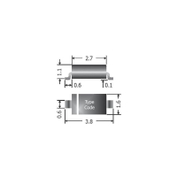 Диод кремниевый, универсальный, корпус: SOD-123F Diotec 1N4148W