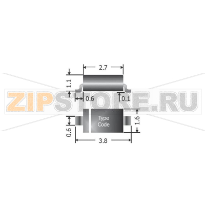 Диод кремниевый, универсальный, корпус: SOD-123F Diotec 1N4148W 