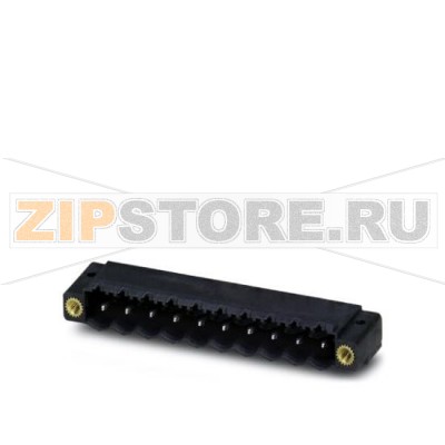 Ответная часть разъема Phoenix Contact CC 2,5/ 7-GF-5,08 P26THR Номинальный ток: 12 А, Расчетное напряжение (III/2): 320 В, Полюсов: 7, Размер шага: 5,08 мм, Цвет: черный, Поверхность контакта: олово, Монтаж: SMD/THT/THR, Информация для пользователя и рекомендации по проектированию процесса технологии сквозного печатного монтажа находится на сайте: http://www.combicon.com.Минимальный заказ: 50 шт.Упаковка: 50 шт.