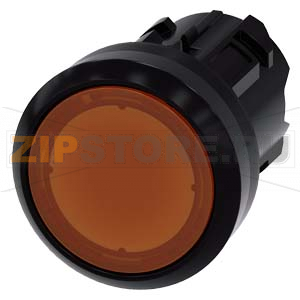 АКТУАТОР КНОПКИ С ВОЗМОЖНОСТЬЮ ПОДСВЕТКИ, 22MM, КРУГЛ., ПЛАСТИК, AMBER, FLAT BUTTON, БЕЗ ФИКСАЦИИ Siemens 3SU1001-0AB00-0AA0 
