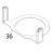 Fittings for rearpart compl. Bear Varimixer AR80 VL-1S