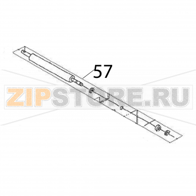 Feed roller SA Sato HR212 TT Feed roller SA Sato HR212 TTЗапчасть на деталировке под номером: 57Название запчасти на английском языке: Feed roller SA Sato HR212 TT.