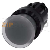 АКТУАТОР ГРИБОВИДНОЙ КНОПКИ С ВОЗМОЖНОСТЬЮ ПОДСВЕТКИ, 22MM, КРУГЛ., ПЛАСТИК, CLEAR, 30MM, БЕЗ ФИКСАЦИИ Siemens 3SU1001-1AD70-0AA0
