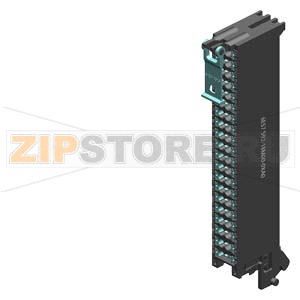 SIMATIC S7-1500, ФРОНТШТЕКЕР С ПОДКЛЮЧЕНИЕМ PUSH-IN, 40-ПОЛЮСНЫЙ, ДЛЯ МОДУЛЕЙ ШИРИНОЙ 25 ММ, В КОМПЛЕКТЕ КАБЕЛЬНАЯ СТЯЖКА Siemens 6ES7592-1BM00-0XA0 