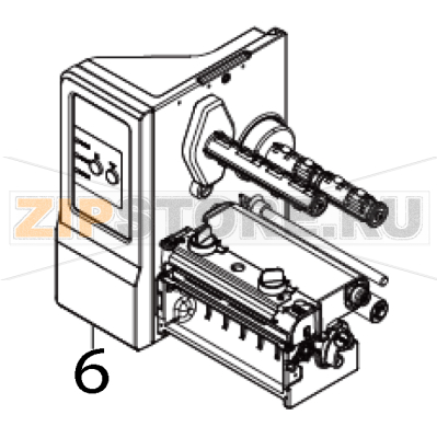Print engine module (300 dpi) TSC ME240 Print engine module (300 dpi) TSC ME240Запчасть на деталировке под номером: 6
