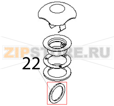 Siphon gasket Angelo Po FC1011G Siphon gasket Angelo Po FC1011GЗапчасть на деталировке под номером: 22