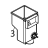 Wras collector box body Fagor LA-25 TP2 E