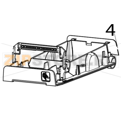 Inner lid w/o printhead Zebra ZD611 Direct Thermal Inner lid w/o printhead Zebra ZD611 Direct ThermalЗапчасть на деталировке под номером: 4