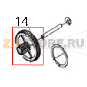 Transmission bevel wheel Hurakan HKN-ME709 Transmission bevel wheel Hurakan HKN-ME709Запчасть на деталировке под номером: 14