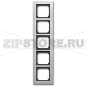 Рамка пятиместная, титан ABB 9363.74 