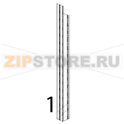 Стойка передняя центральная Polair DM110Sd-S Стойка передняя центральная Polair DM110Sd-SЗапчасть на деталировке под номером: 1